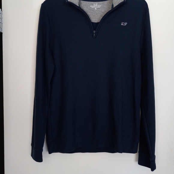 Vineyard Vines XL (18) kids Navy long sleeve Jersey pullover - Picture 8 of 8